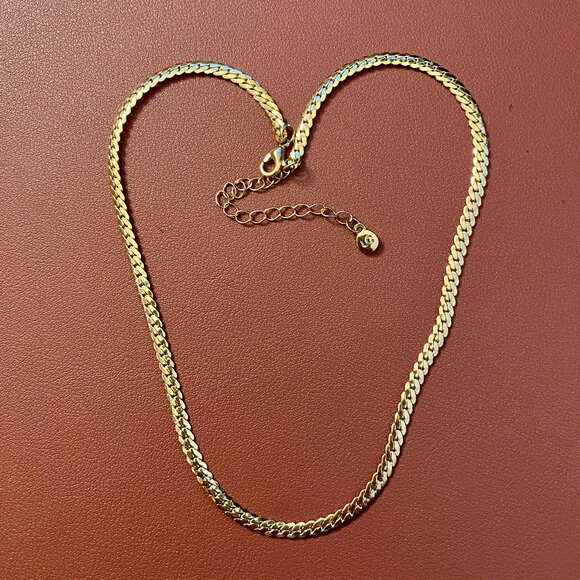 Set of 2 LC Lauren Conrad gold tone necklaces:19in rope + 18in 2-strand, stars - Picture 2 of 8